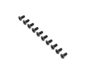 TLR Flat Head Screws, M5x12mm (10)