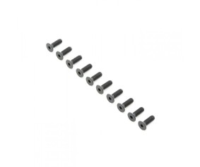 TLR Flat Head Screws, M5x16mm (10)