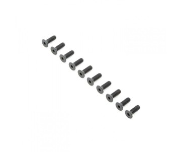 TLR Flat Head Screws, M5x16mm (10)