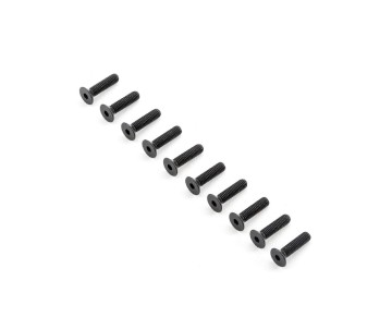 TLR Flat Head Screws, M5x20mm (10)