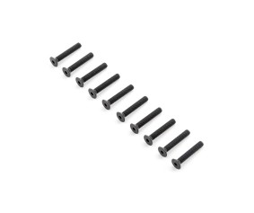 TLR Flat Head Screws, M5x30mm (10)