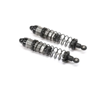 Losi Rear Shock Set Complete, Aluminum: Mini-B, BL