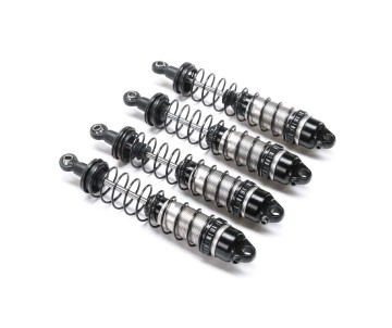 TLR Aluminum Shock Set, Assembled (4): Mini LMT