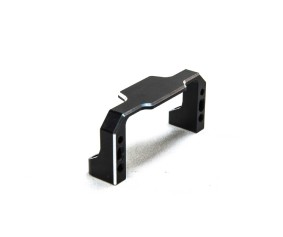 TLR Servo Mount, Aluminum, Black: 22 5.0