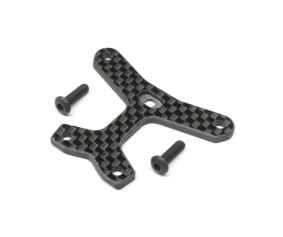 TLR Carbon Front Top Brace, Medium Flex: 22X-4