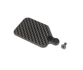 TLR Carbon Receiver Mounting Plate: 22X-4