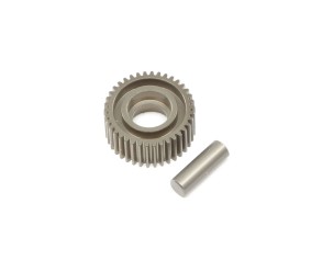 TLR Aluminum Idler Gear & Shaft, Laydown: 22 4.0