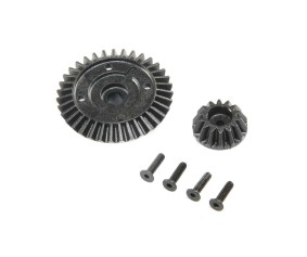 TLR Ring and Pinion, Composite(Center Diff Only):22X-4