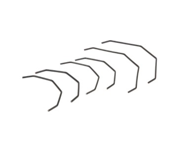 TLR Sway Bar Set, Thick, Front/Rear: SCTE/2.0