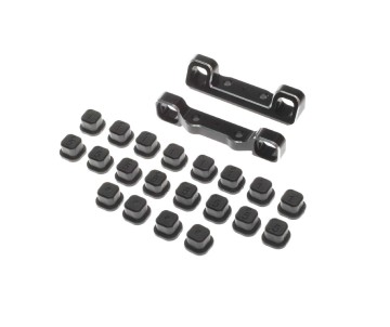 TLR Adjustable Pivot Set, C & D, Black: 22 5.0