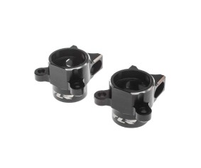 TLR VHA Hub Body Set, Aluminum, Black: 22 5.0