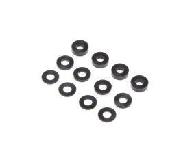 TLR M3 x 6.5mm Aluminum Washer Set, Black (4ea) TLR M3 x 6.5mm Aluminum Washer Set, Black (4ea)