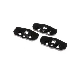 TLR Skid Plate Set, Adj Chassis, Aluminum: 8X 2.0 TLR Skid Plate Set, Adj Chassis, Aluminum: 8X 2.0