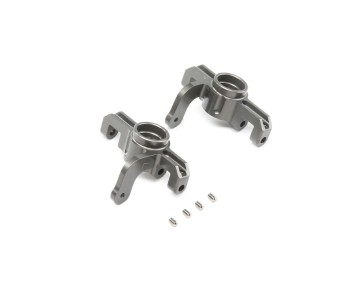 TLR Aluminum Front Spindle Set for Universals: 8/E 4.0
