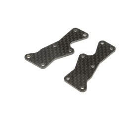 TLR Front Arm Inserts, Carbon: 8X