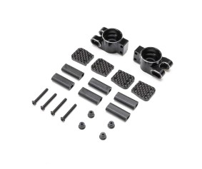 TLR Rear Hub, Aluminum: 8X, 8XE 2.0