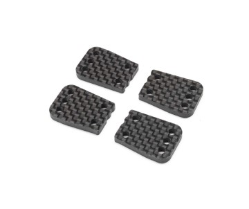 TLR Rear Hub, B Plate, Carbon: 8X, 8XE 2.0