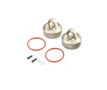 TLR Bleeder Shock Caps, Al (2): 5T, MINI WRC