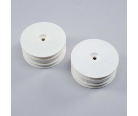 TLR Front Wheel, White (2): 22X-4
