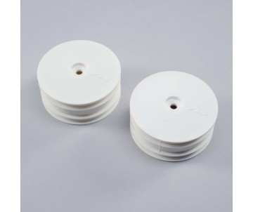 TLR Front Wheel, White (2): 22X-4