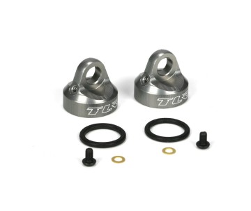 TLR Bleeder Shock Caps, Aluminum (2): TEN