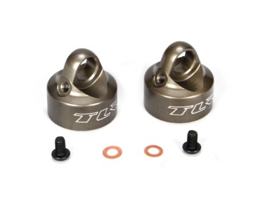 TLR Bleeder Shock Caps Alum (2): 22/22T