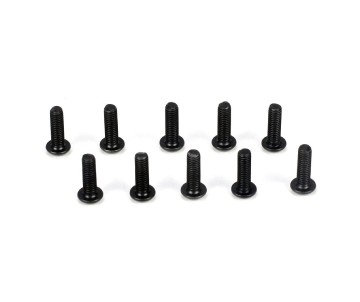 TLR Button Head Screws, M3 x 10mm (10)