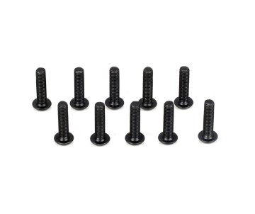 TLR Button Head Screws, M3 x 12mm (10)