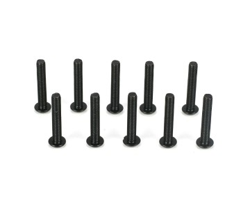 TLR Button Head Screws, M3 x 18mm (10)