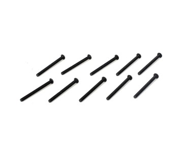 TLR Button Head Screws, M3 x 35mm (10)