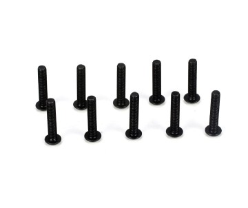 TLR Button Head Screws, M3 x 16mm (10)