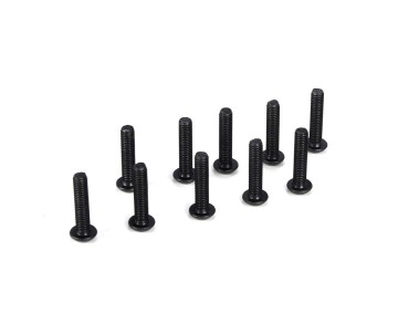 TLR Button Head Screws, M3 x 14mm (10)