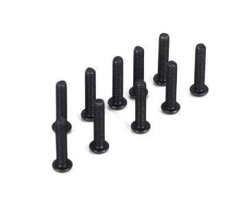 TLR Button Head Screws, M2.5 x 12mm (10)