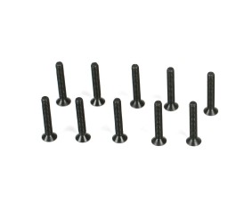 TLR Flathead Screws, M2.5 x 16mm (10)