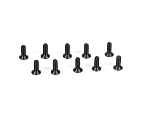 TLR Flathead Screws, M2 x 6mm (10)