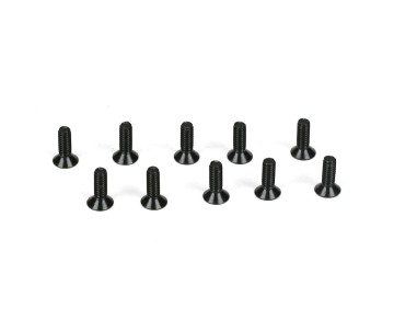 TLR Flathead Screws, M2 x 6mm (10)