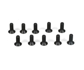 TLR Flathead Screws, M3 x 8mm (10)