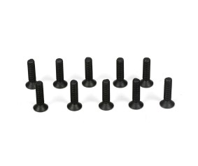 TLR Flathead Screw, M3 x 12mm (10)