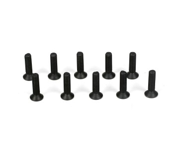 TLR Flathead Screw, M3 x 12mm (10)