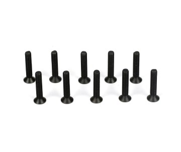 TLR Flathead Screw, M3 x 16mm (10)