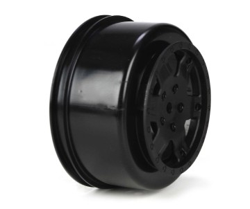 TLR 1/10 2.2/3.0 Wheel, 12mm Hex, Black (front/rear) (2): 22SCT