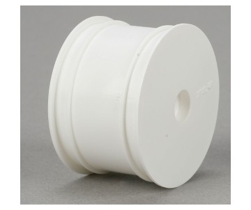 TLR 1/10 2.2 Wheel, 12mm Hex, White (Rear) (2): 22