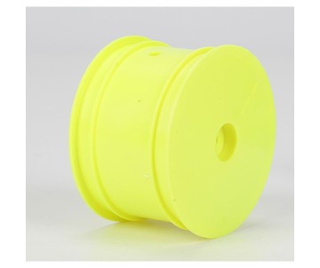 TLR 1/10 2.2 Wheel, 12mm Hex, Yellow (Rear) (2): 22