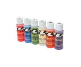 TLR Silicone Shock Oil 6 PACK, 50-100WT, 710-1325CST, 2OZ