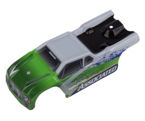 Team Associated TR28 Body, white and green