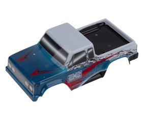 Team Associated CR28 Body, red, white, blue
