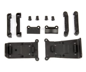 Team Associated Skid Plates and Arm Mounts (Reflex 14B/14T)
