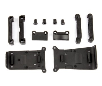 Team Associated Skid Plates and Arm Mounts (Reflex 14B/14T)