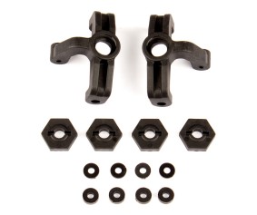 Team Associated Steering Blocks and Wheel Hexes (Reflex 14B/14T)