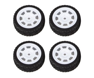 Team Associated Reflex 14R Hoonicorn Wheels And Tires, Rubber